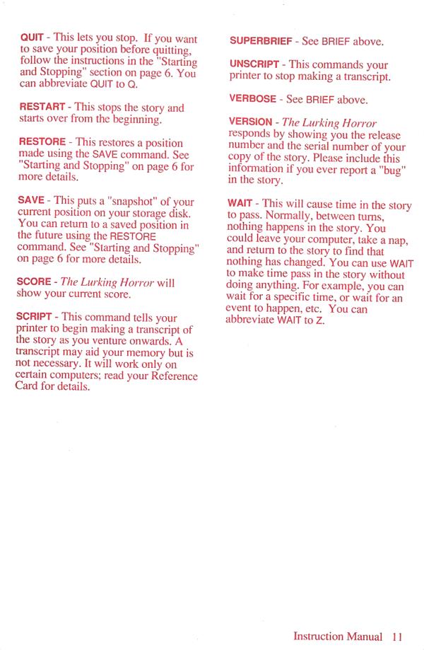 Instructions page 11