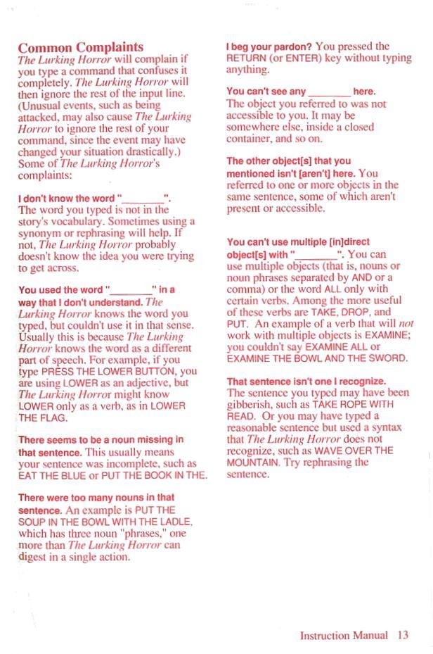 Instructions page 13