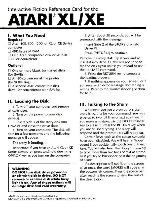 Instructions page 29