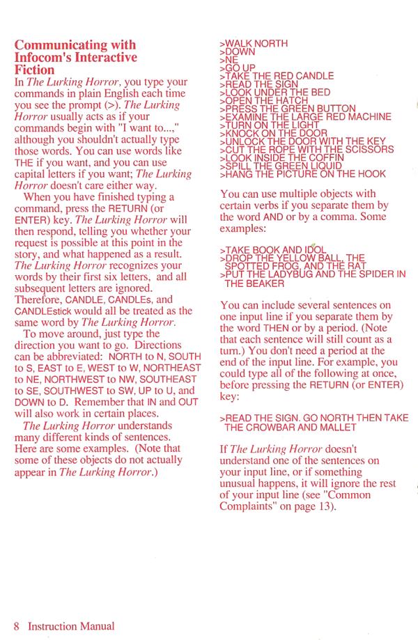 Instructions page 8