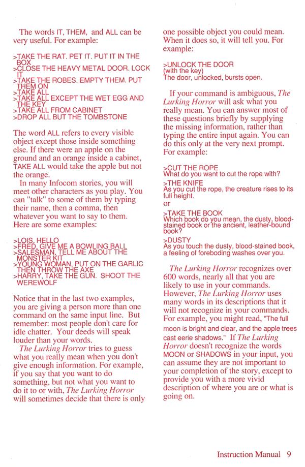 Instructions page 9