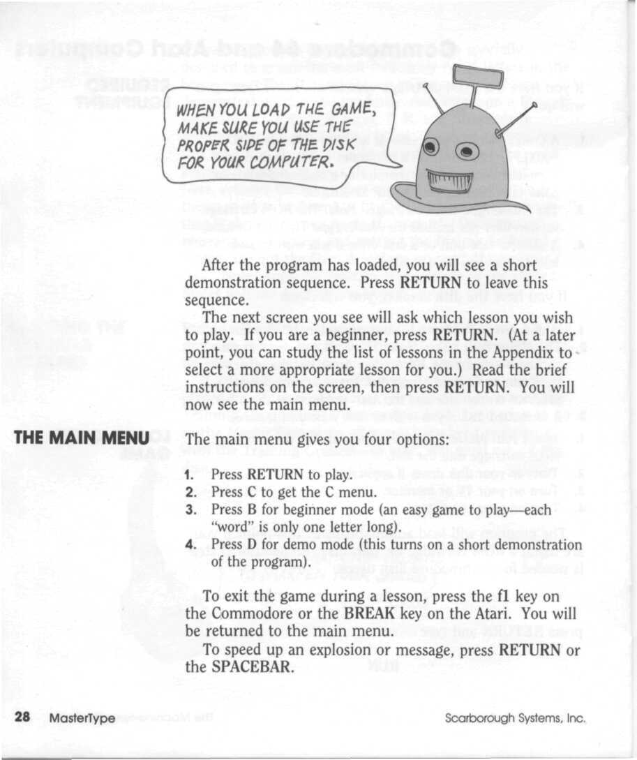 Instructions page 30
