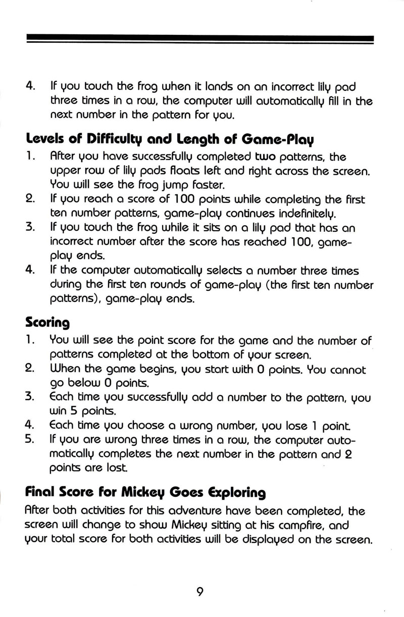 Instructions page 10