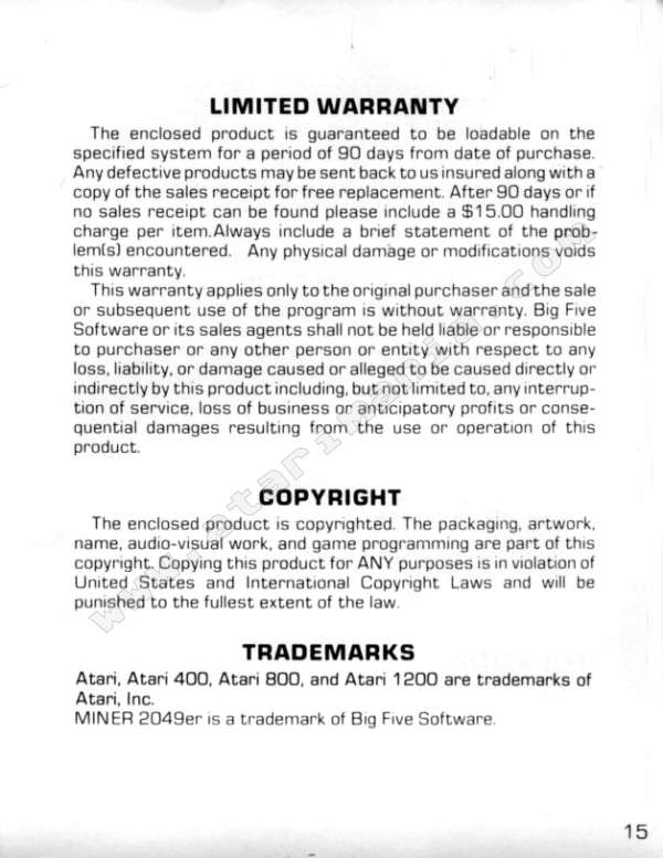Instructions page 13