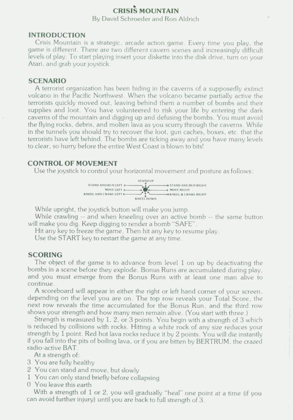 Instructions page 1