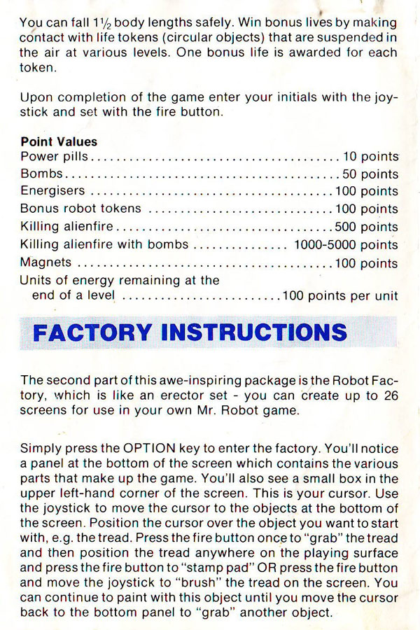 Instructions page 6