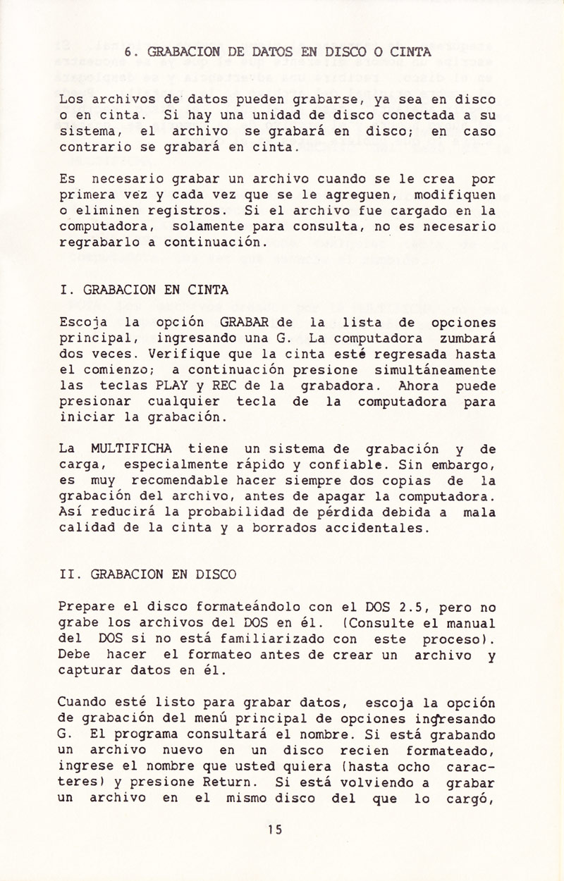 Instructions page 18