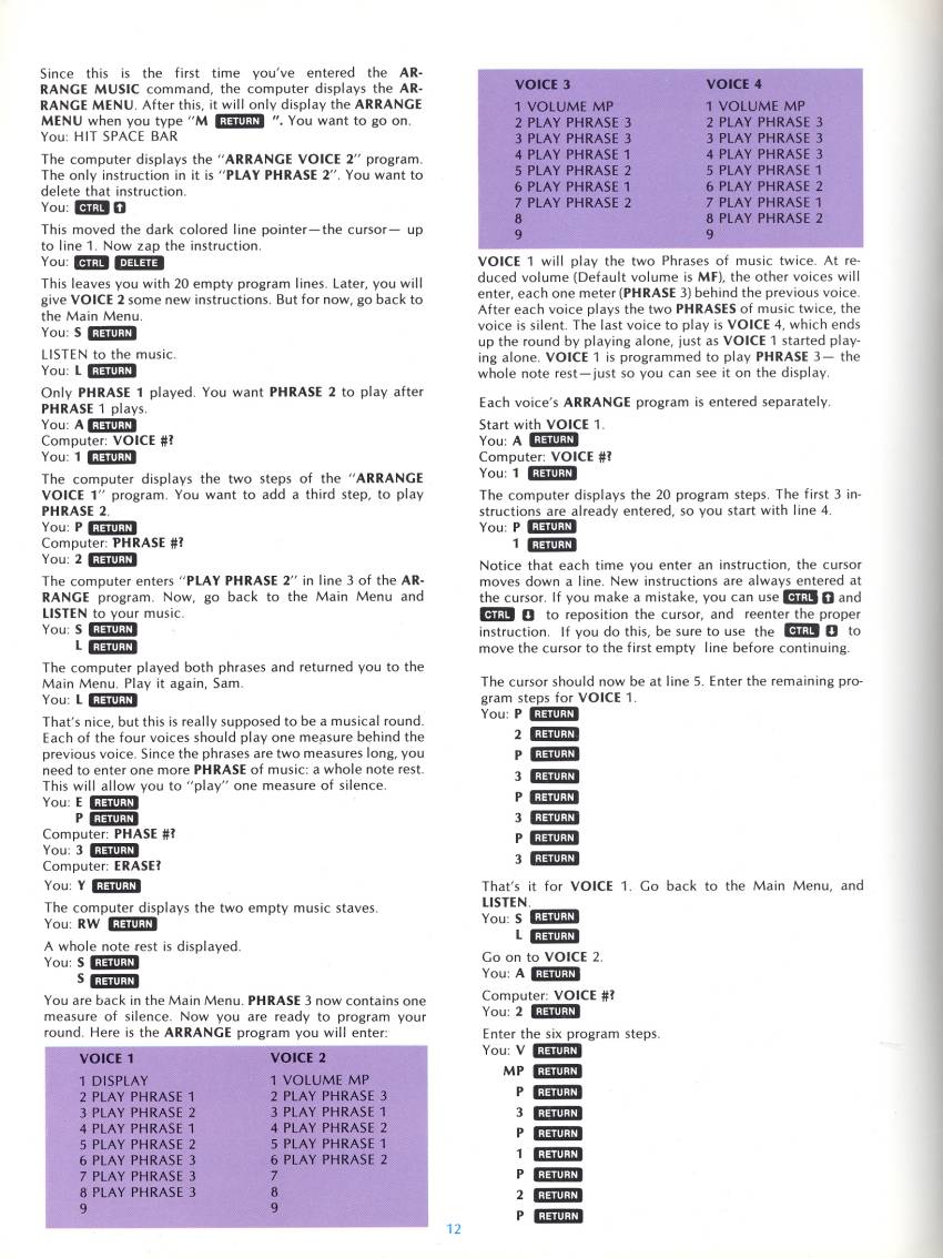 Instructions page 12