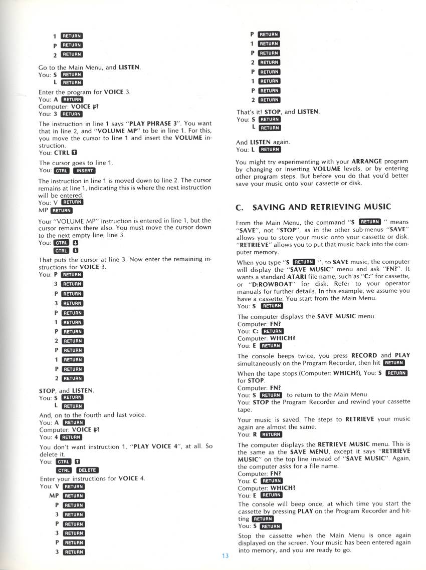 Instructions page 13