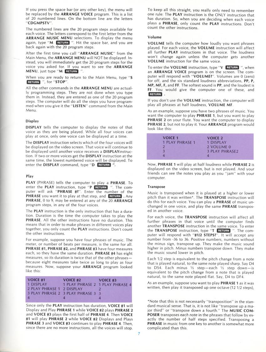 Instructions page 7