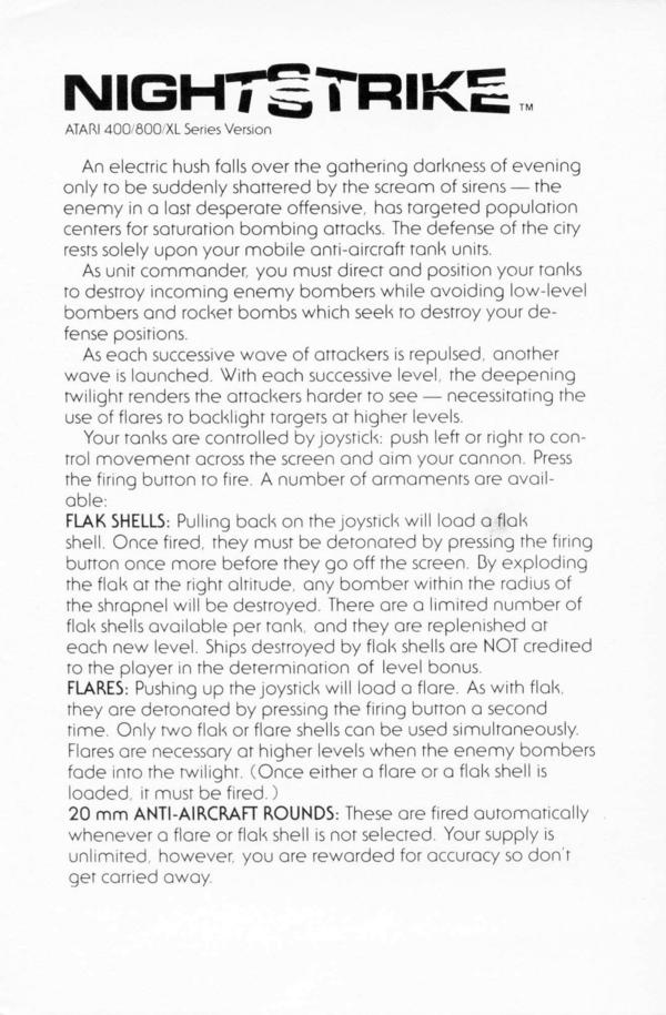 Instructions page 1