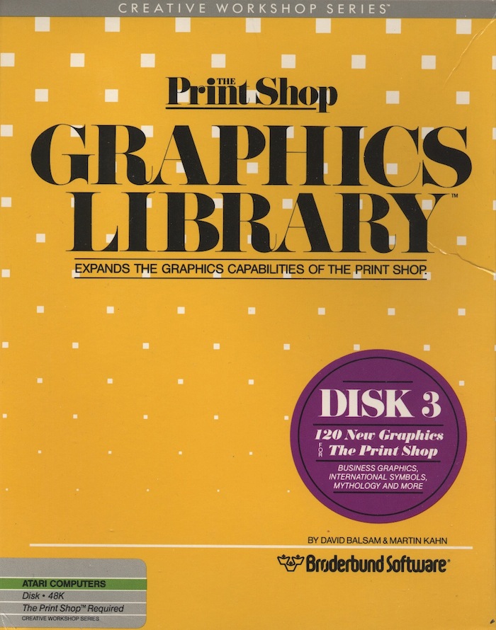 Print Shop Graphics Library Disk 3 — Disk 1