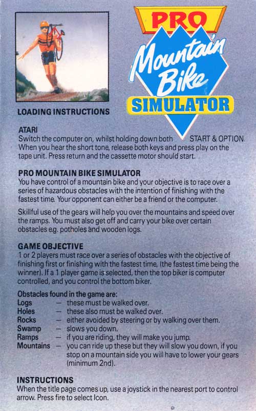 Instructions page 1