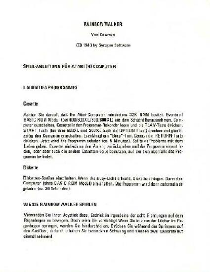 Instructions page 1