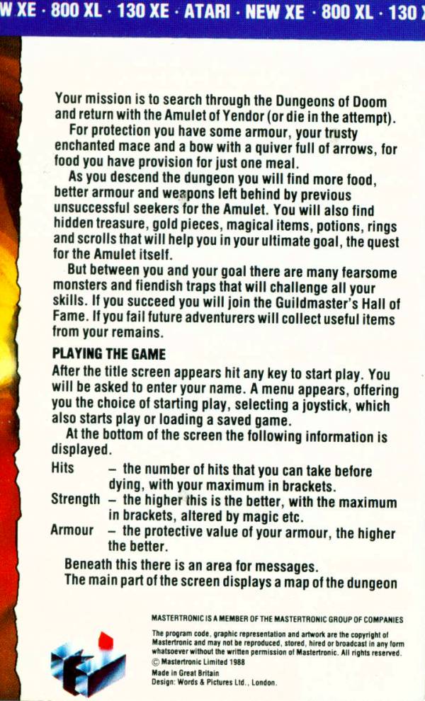 Instructions page 1