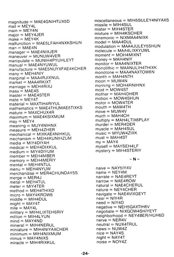 Instructions page 25