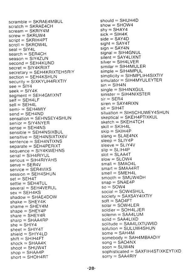 Instructions page 29