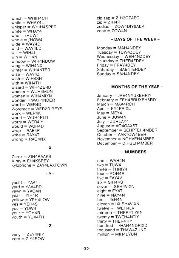 Instructions page 33
