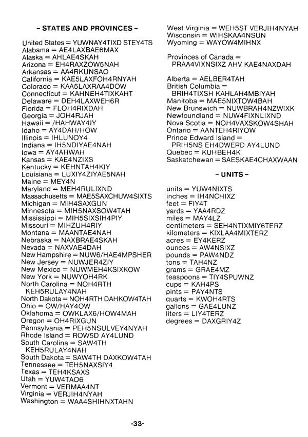 Instructions page 34