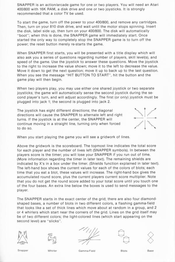 Instructions page 1