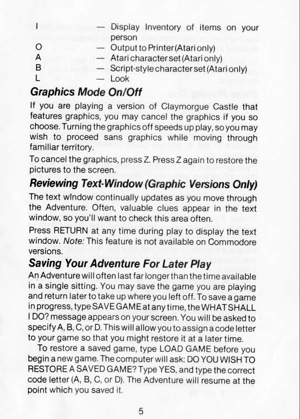 Instructions page 5