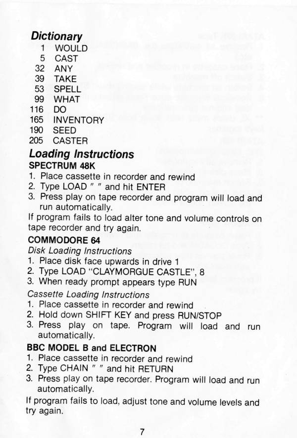 Instructions page 7