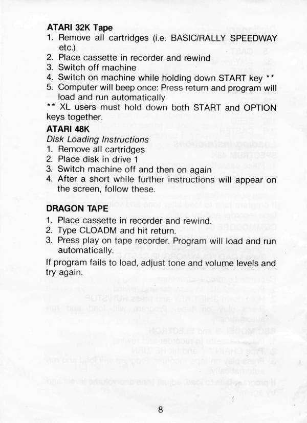Instructions page 8