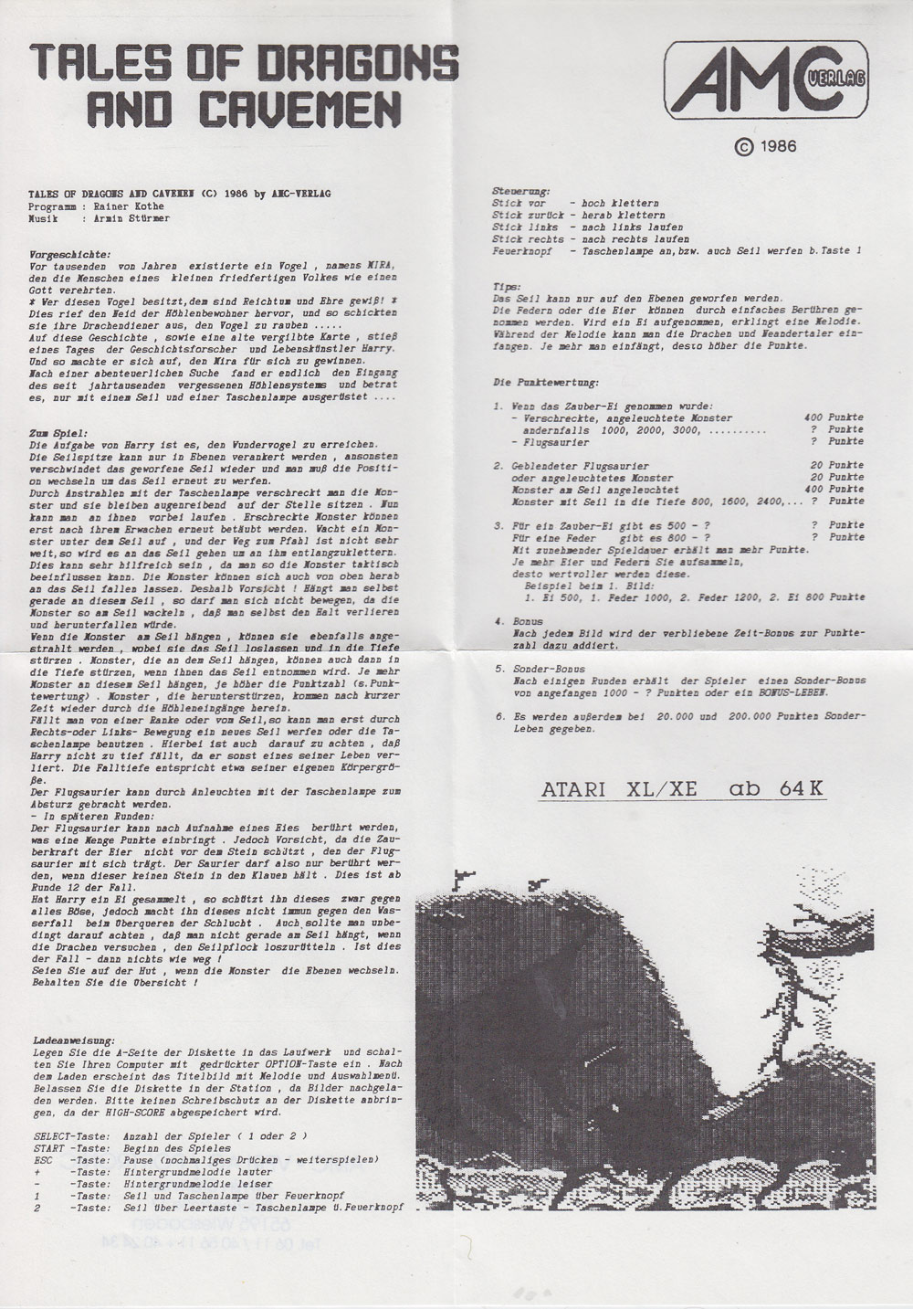 Instructions page 1
