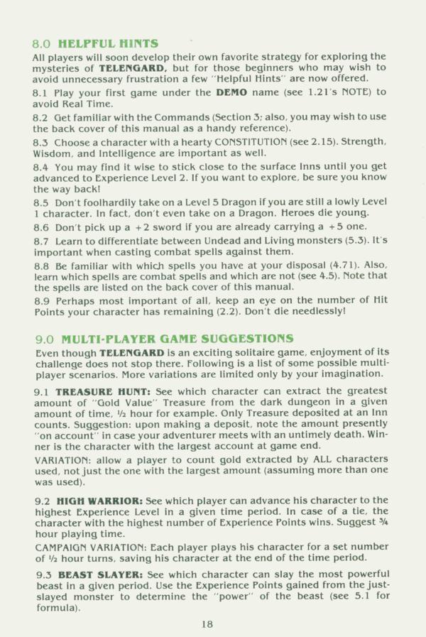 Instructions page 18