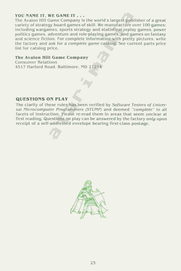 Instructions page 23