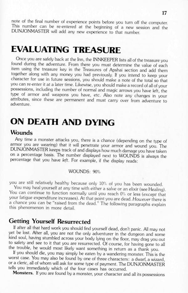 Instructions page 17