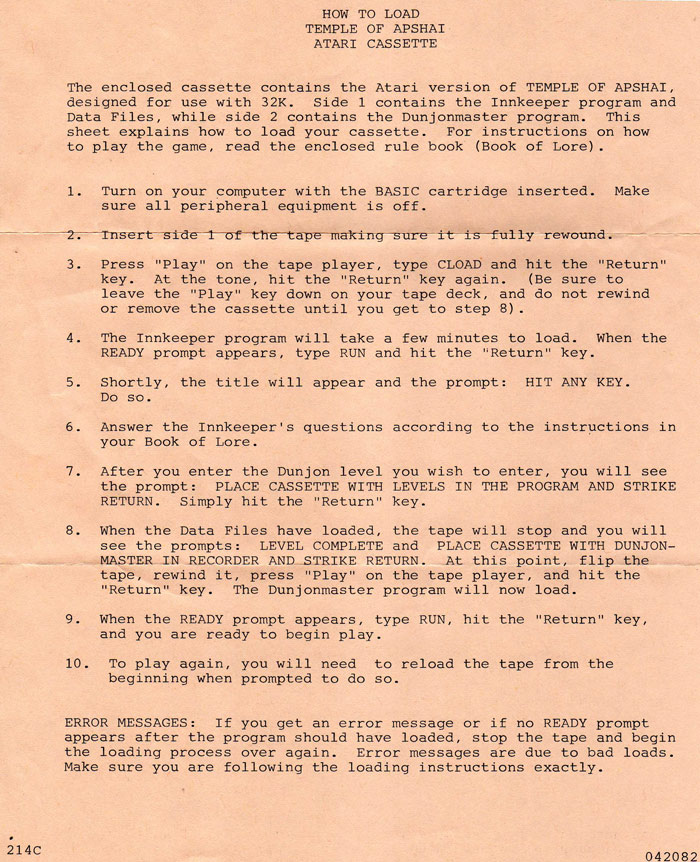 Instructions page 57