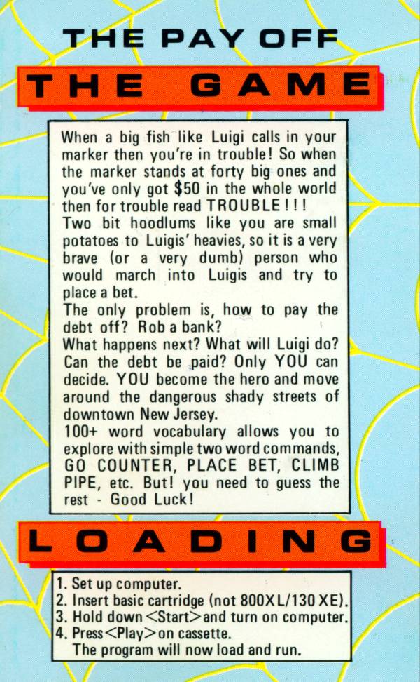Instructions page 1