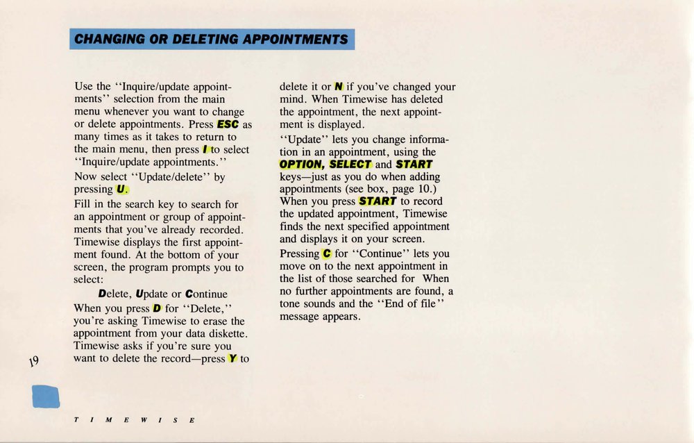 Instructions page 22