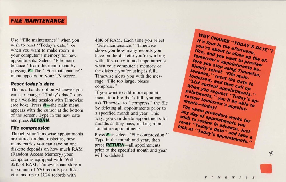 Instructions page 23