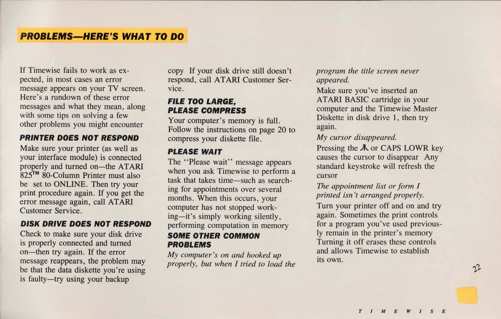 Instructions page 25