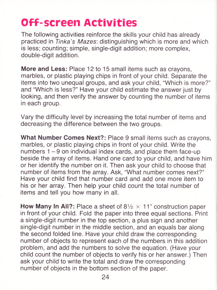 Instructions page 25
