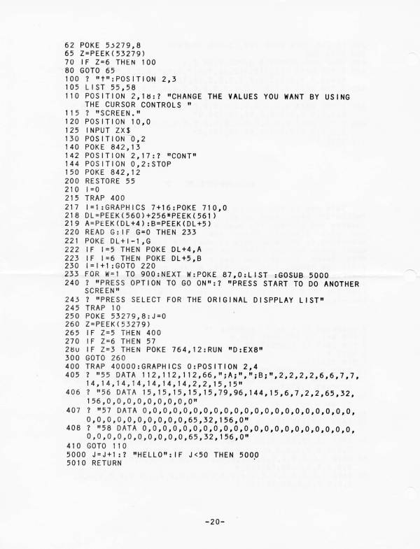 Instructions page 21