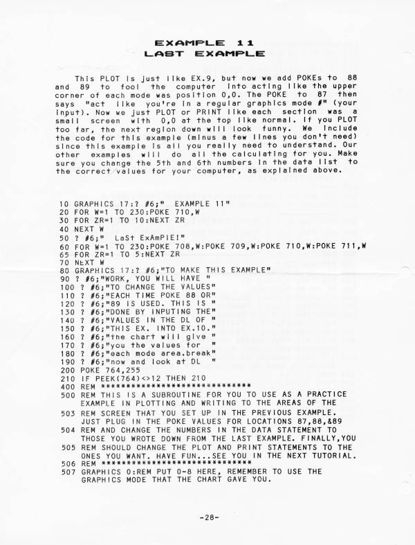Instructions page 29