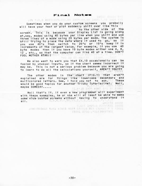Instructions page 31