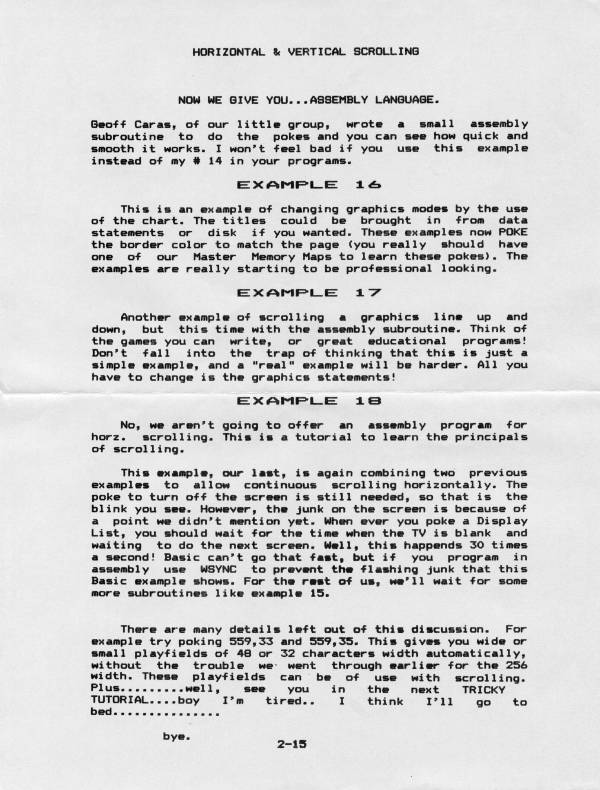 Instructions page 17