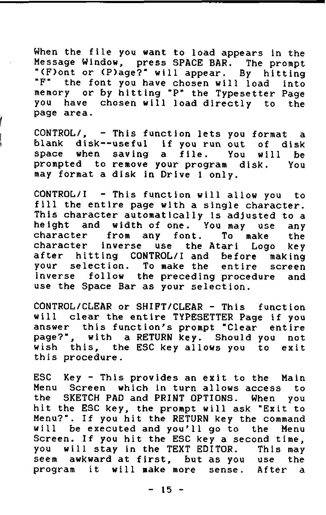 Instructions page 19