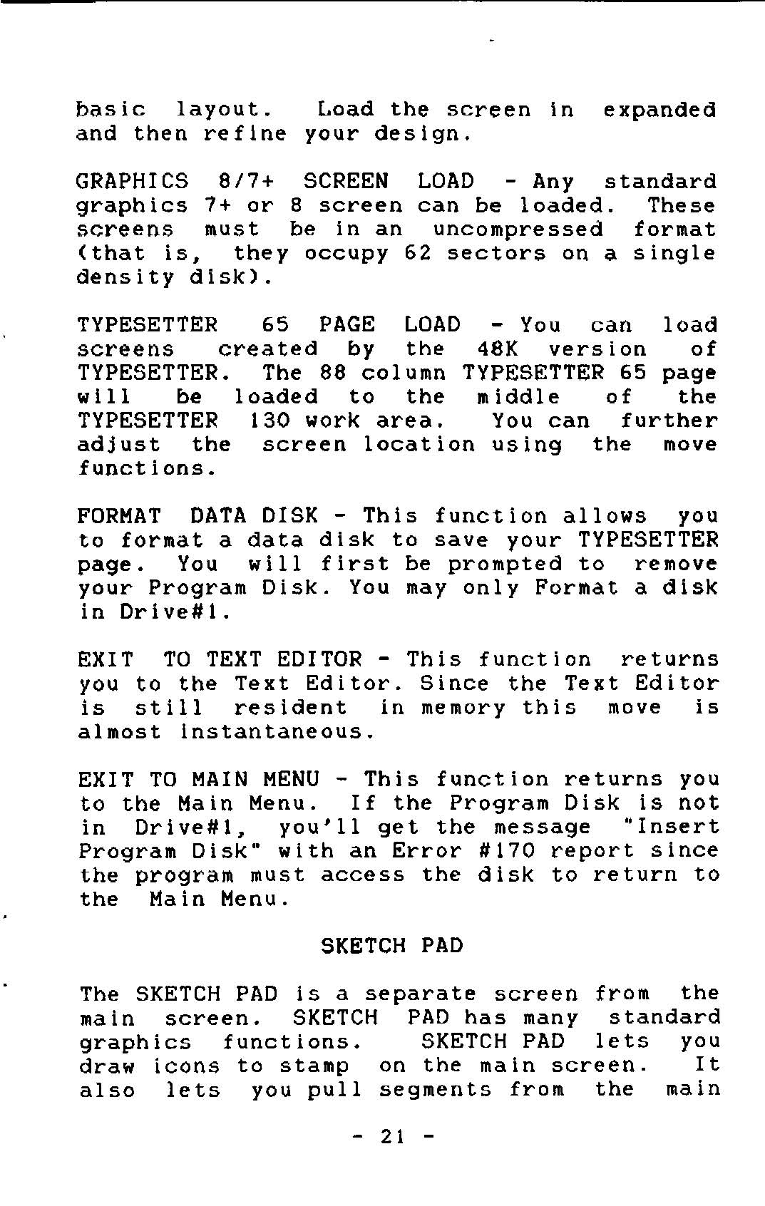 Instructions page 25