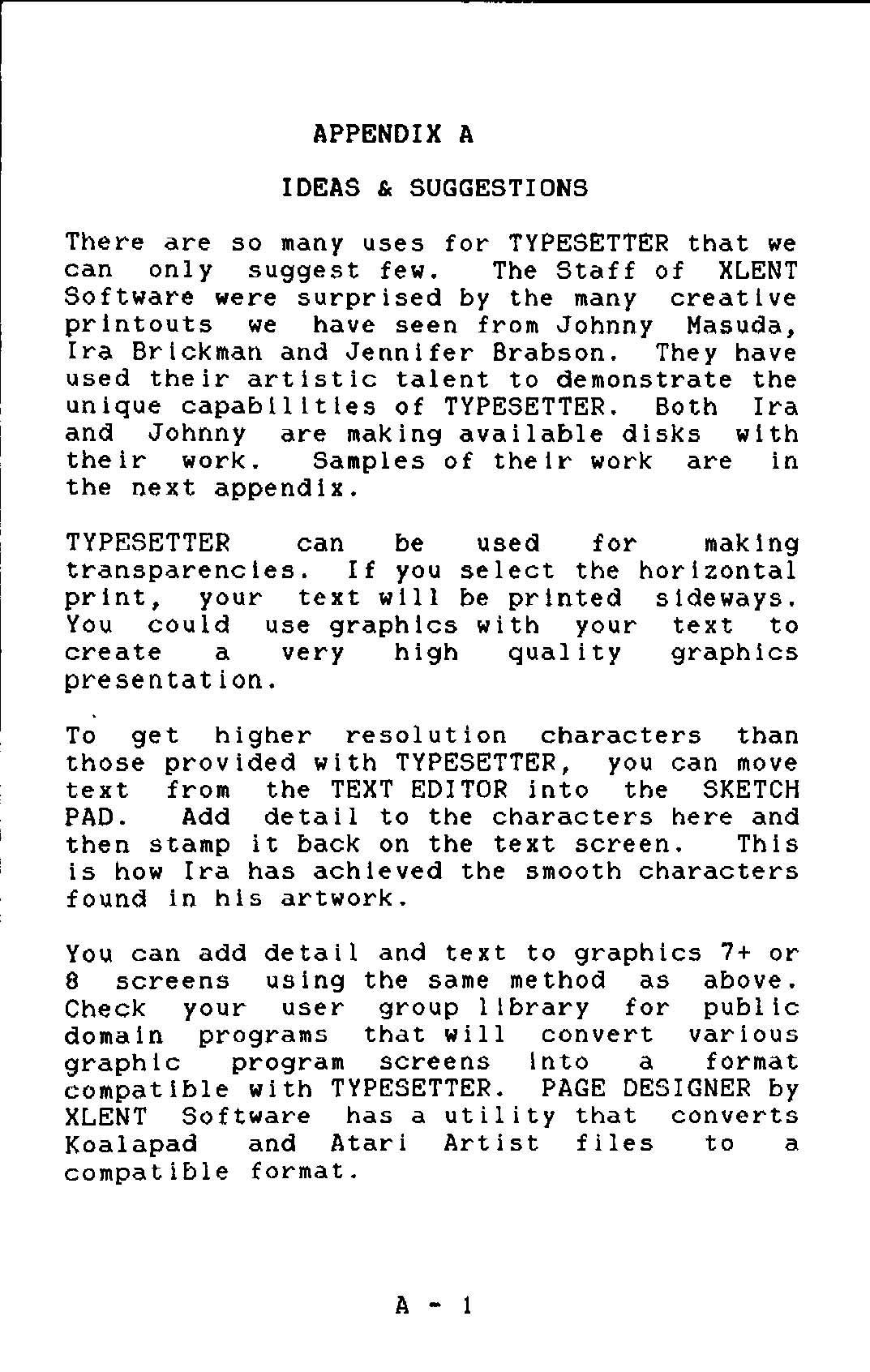 Instructions page 30
