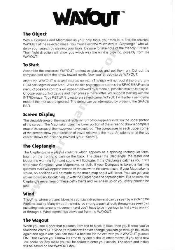 Instructions page 1