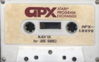 Block'em Atari tape scan