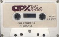 Color Alignment Generator Atari tape scan