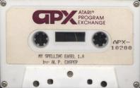 My Spelling Easel Atari tape scan