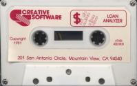 Loan Analyzer Atari tape scan