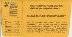 Silent Butler Atari disk scan